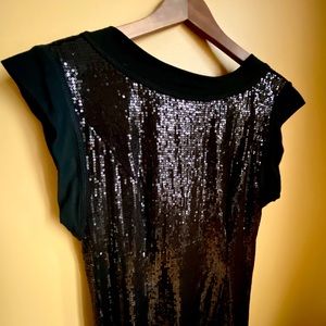 Nanette Lepore Little Black Sequin Dress